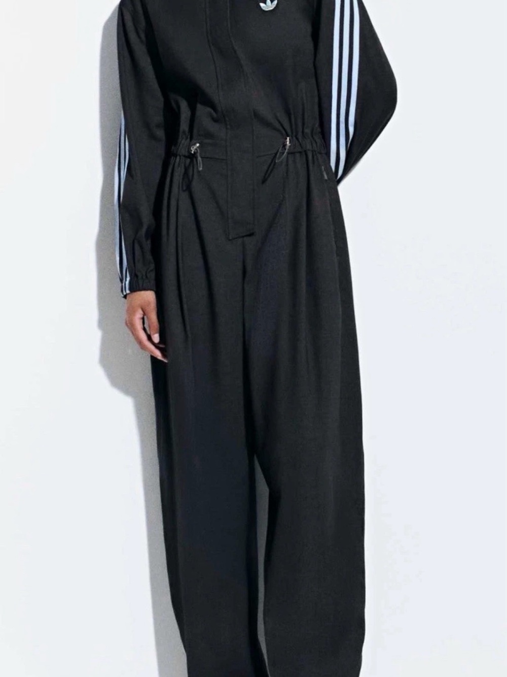 adidas x ASOS Women’s Jumpsuit Gray Long Sleeve One Piece NWT